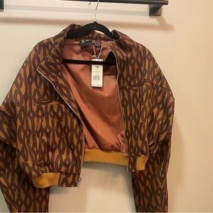 Ivy park monogram bomber jacket